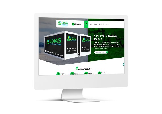 Site Goiás Modular - Agência MPrado