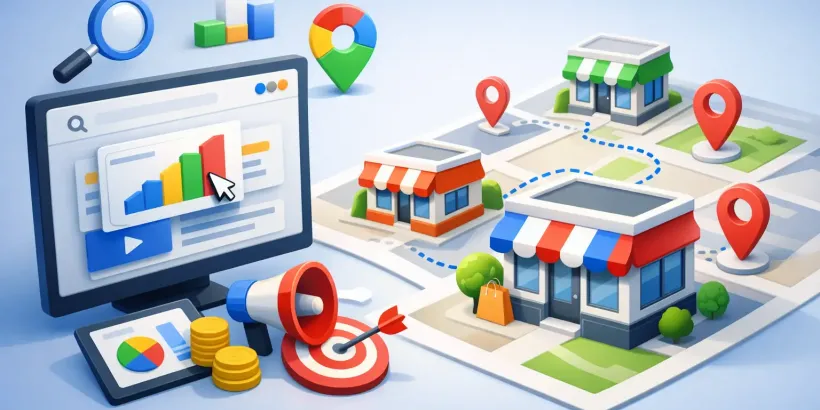 Google Ads para rede de lojas com resultado local