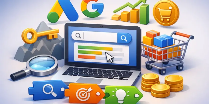 Guia de palavras-chave no Google Ads para vender