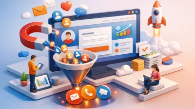 Site para captação de leads que gera contatos