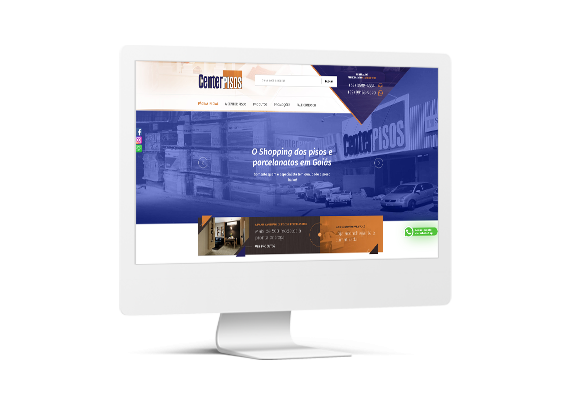 Site Center Pisos - Agência MPrado