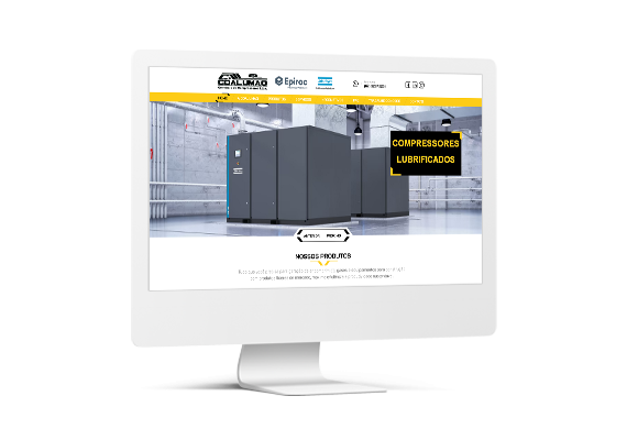 Site Coalumaq - Agência MPrado