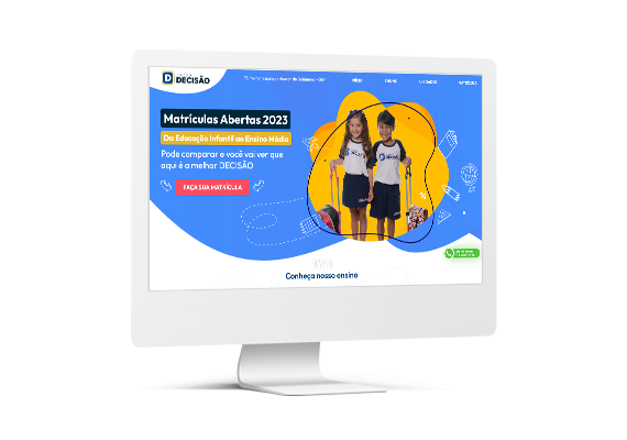 Site Colégio Decisão – Goianésia - Agência MPrado