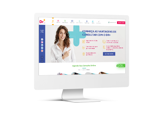 Site Dr + On-line - Agência MPrado