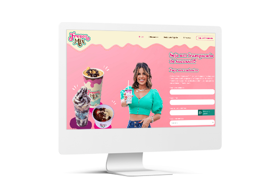 Site Frozen Mix – Franquias - Agência MPrado