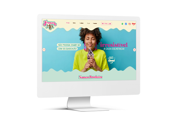 Site Frozen Mix - Agência MPrado