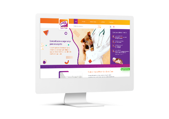 Site Hospital Veterinário Santa Clara - Agência MPrado