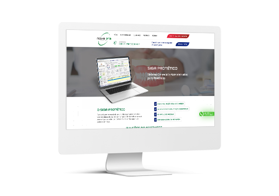 Site Siga Protético - Agência MPrado