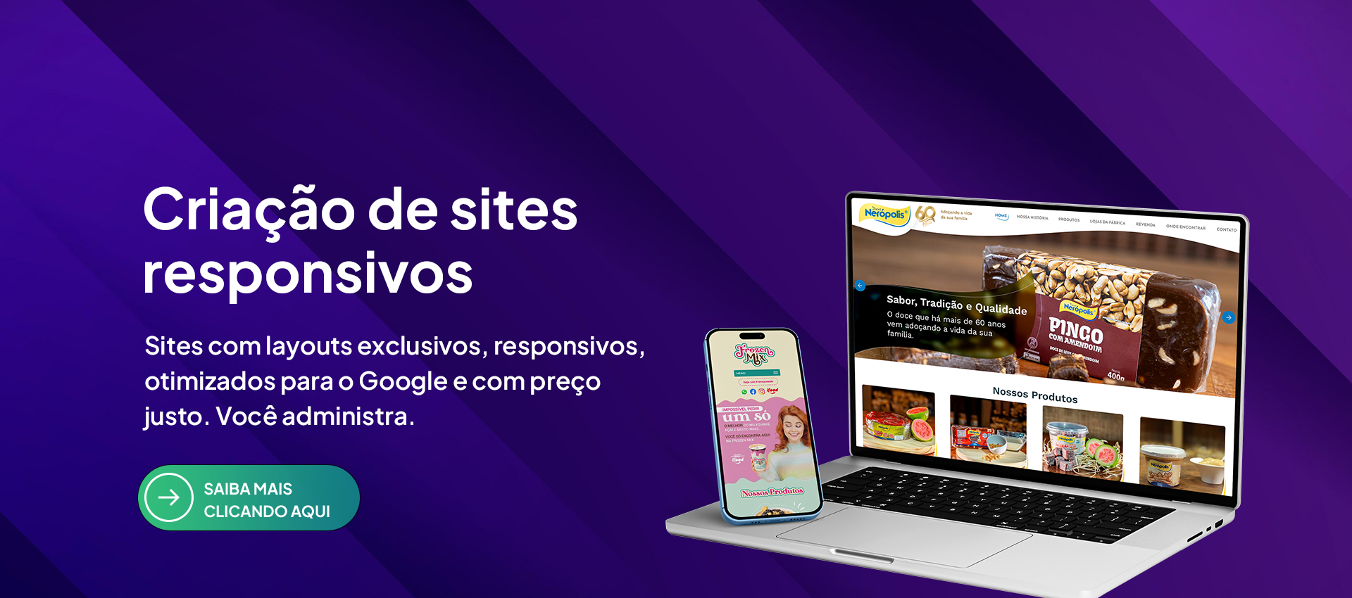 Imagem do slide: Criação de sites