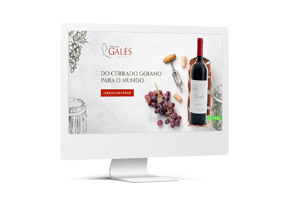 Site Vinícola Serra das Galés - Agência MPrado