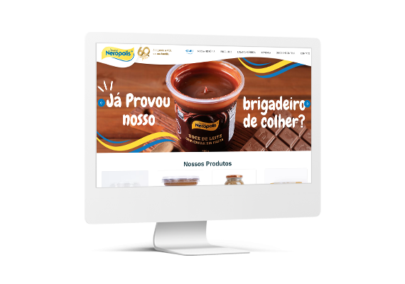 Site Doce Nerópolis - Agência MPrado