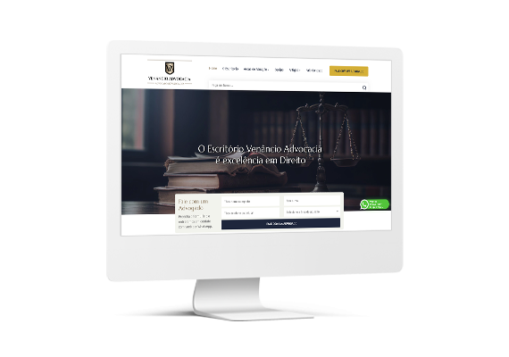 Site Venâncio Advocacia - Agência MPrado