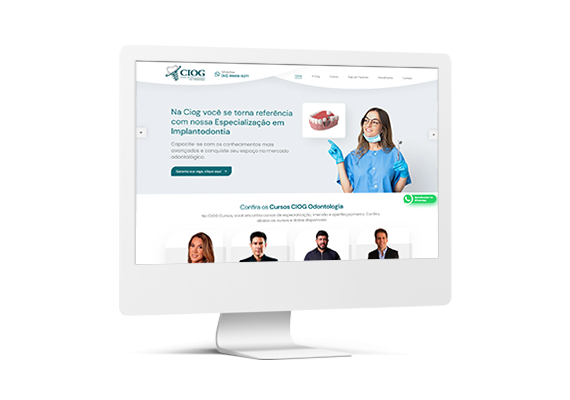 Site CIOG Cursos - Agência MPrado