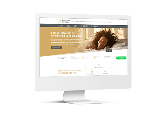 Site Instituto do Sono - Agência MPrado
