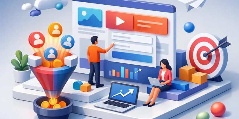 Criação de landing page para captação de leads