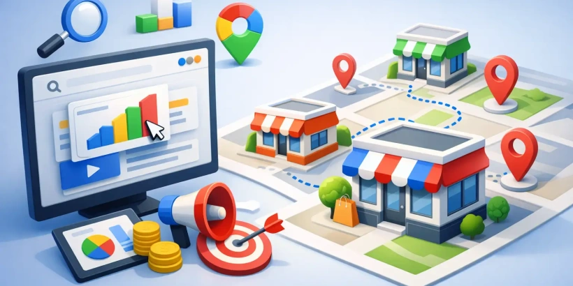 Google Ads para rede de lojas com resultado local