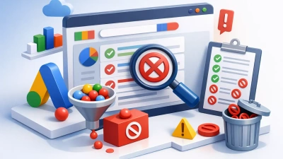 Palavras-chave negativas Google Ads na prática